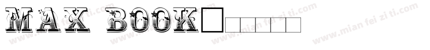 Max book字体转换
